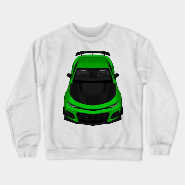 camaro zl1 1le green Crewneck Sweatshirt by VENZ0LIC